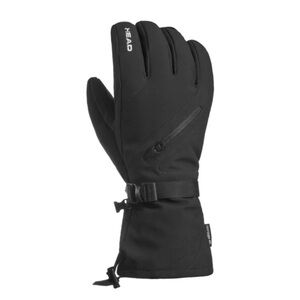 HEAD Unisex Black Waterproof Winter Gloves